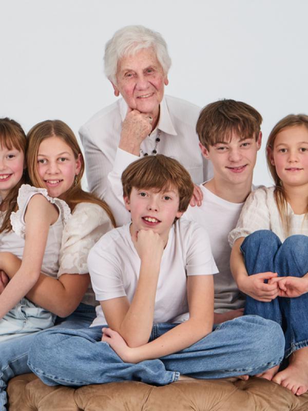Oma en kids